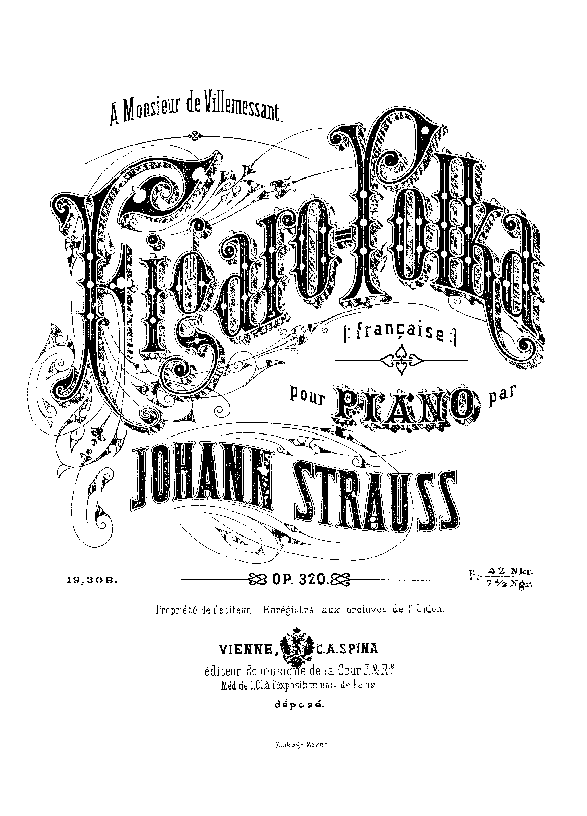 Figaro-Polka, Op.320