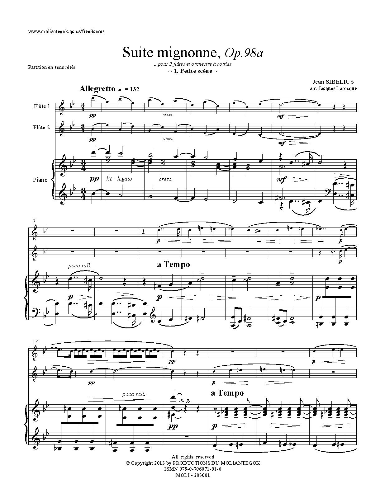 2 Suites for Orchestra, Op.98 (Sibelius, Jean) IMSLP