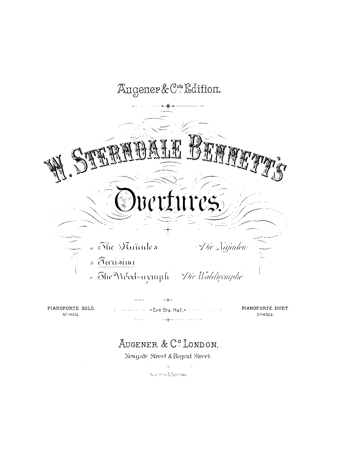 Parisina, Op.3 (Bennett, William Sterndale) - IMSLP