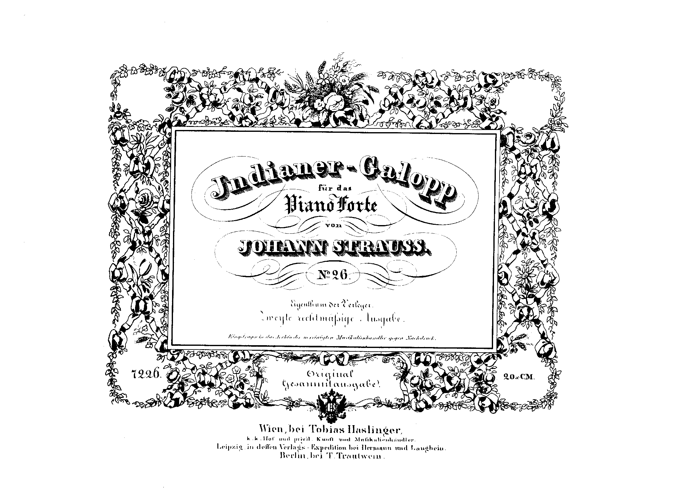 Indianer-Galopp, Op.111
