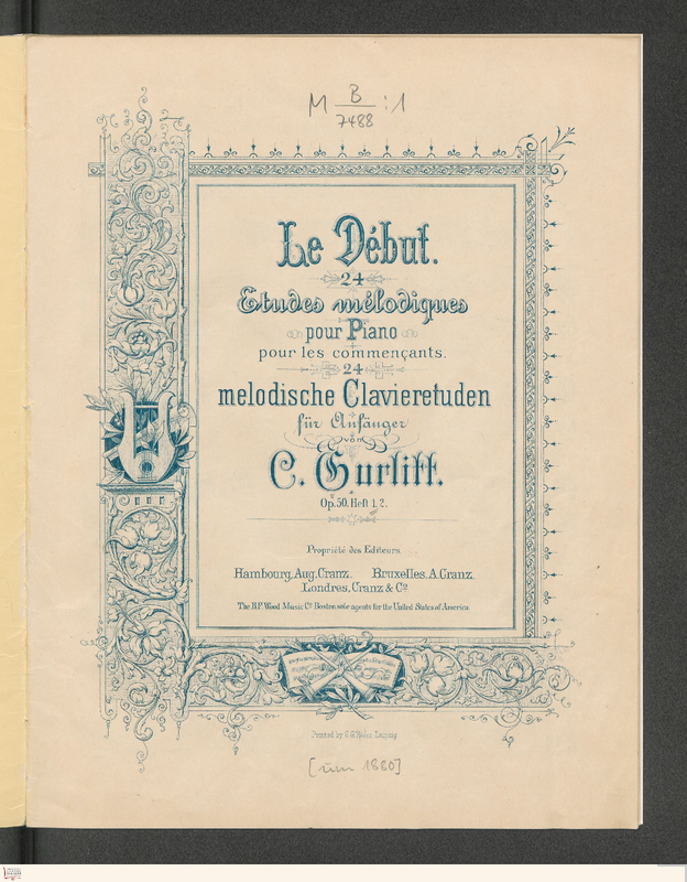 Le debut: 20 melodische Etuden für Anfänger, Piano