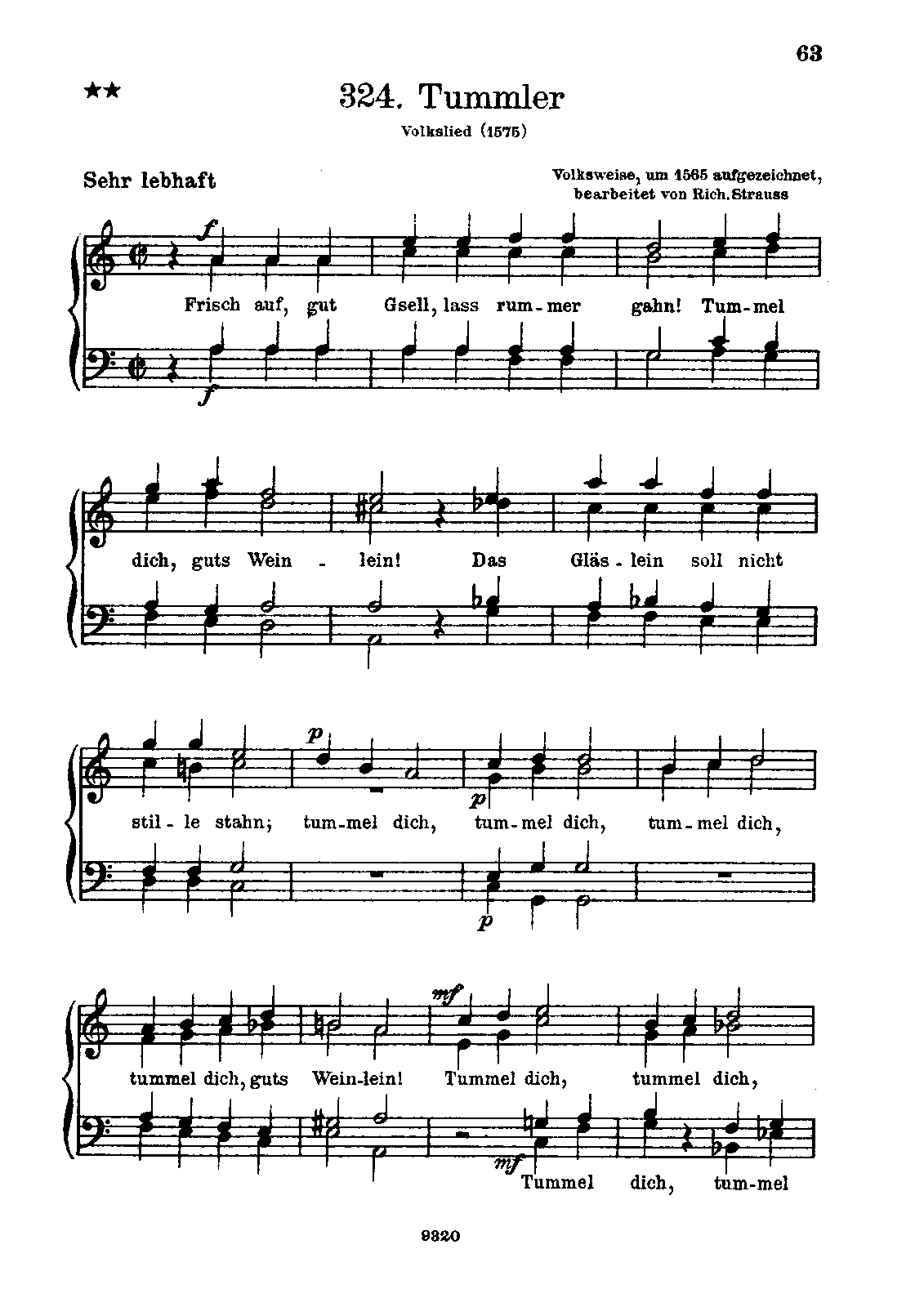 6 Volksliedbearbeitung