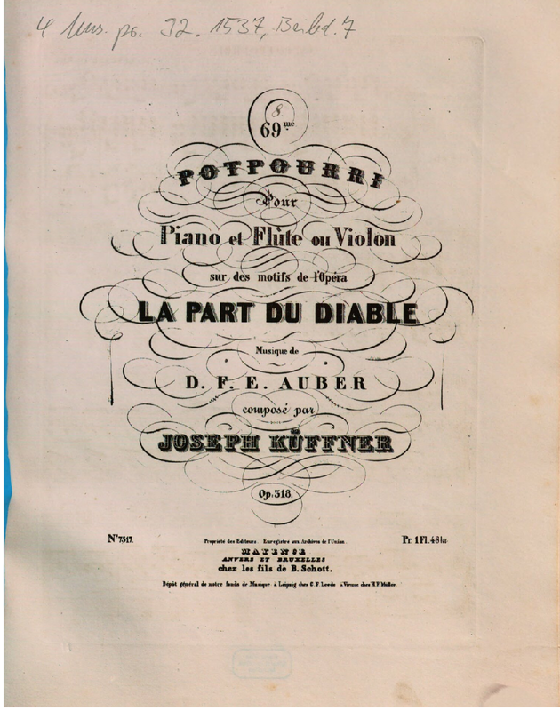 Potpourri for Flute or Violin and Piano No.69