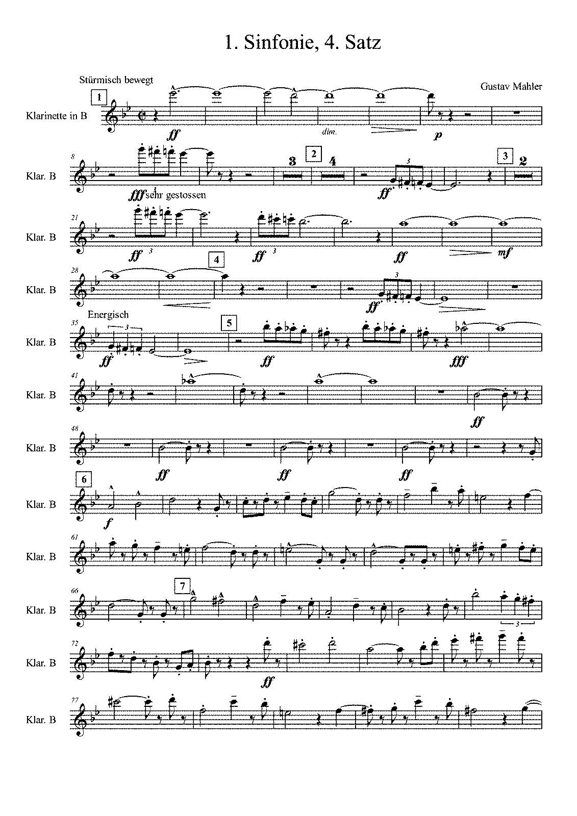 Symphony No.1 (Mahler, Gustav) - IMSLP: Free Sheet Music PDF Download