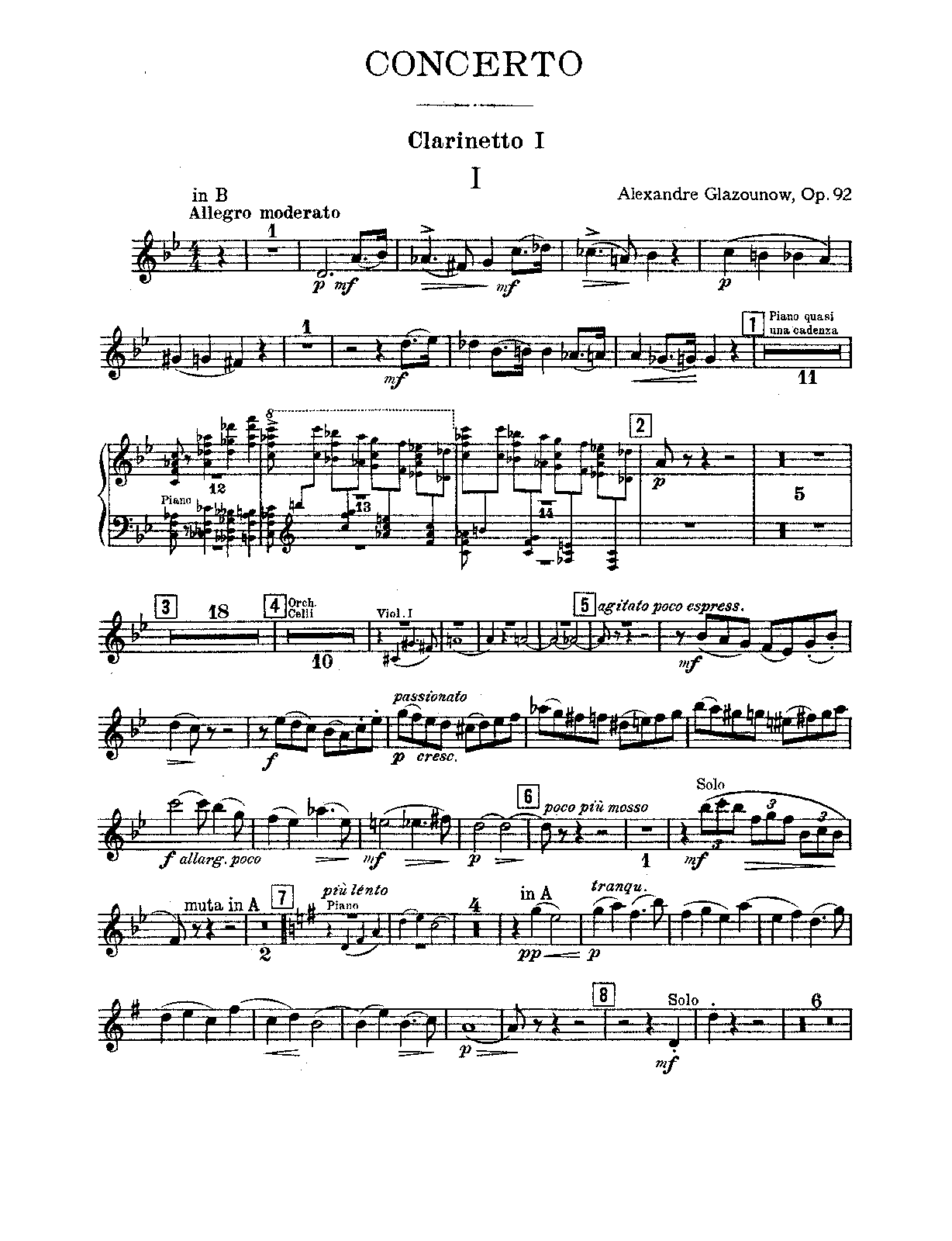 File:PMLP8537-Glazunov Piano Concerto, Op.92 - Clarinet 1-2 (Bb,A).pdf