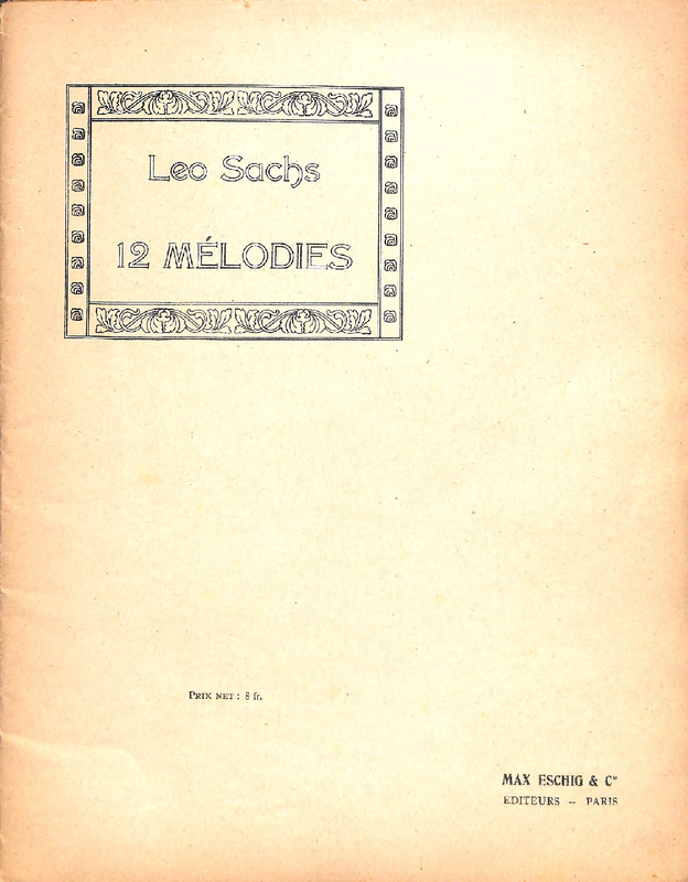 12 Mélodies