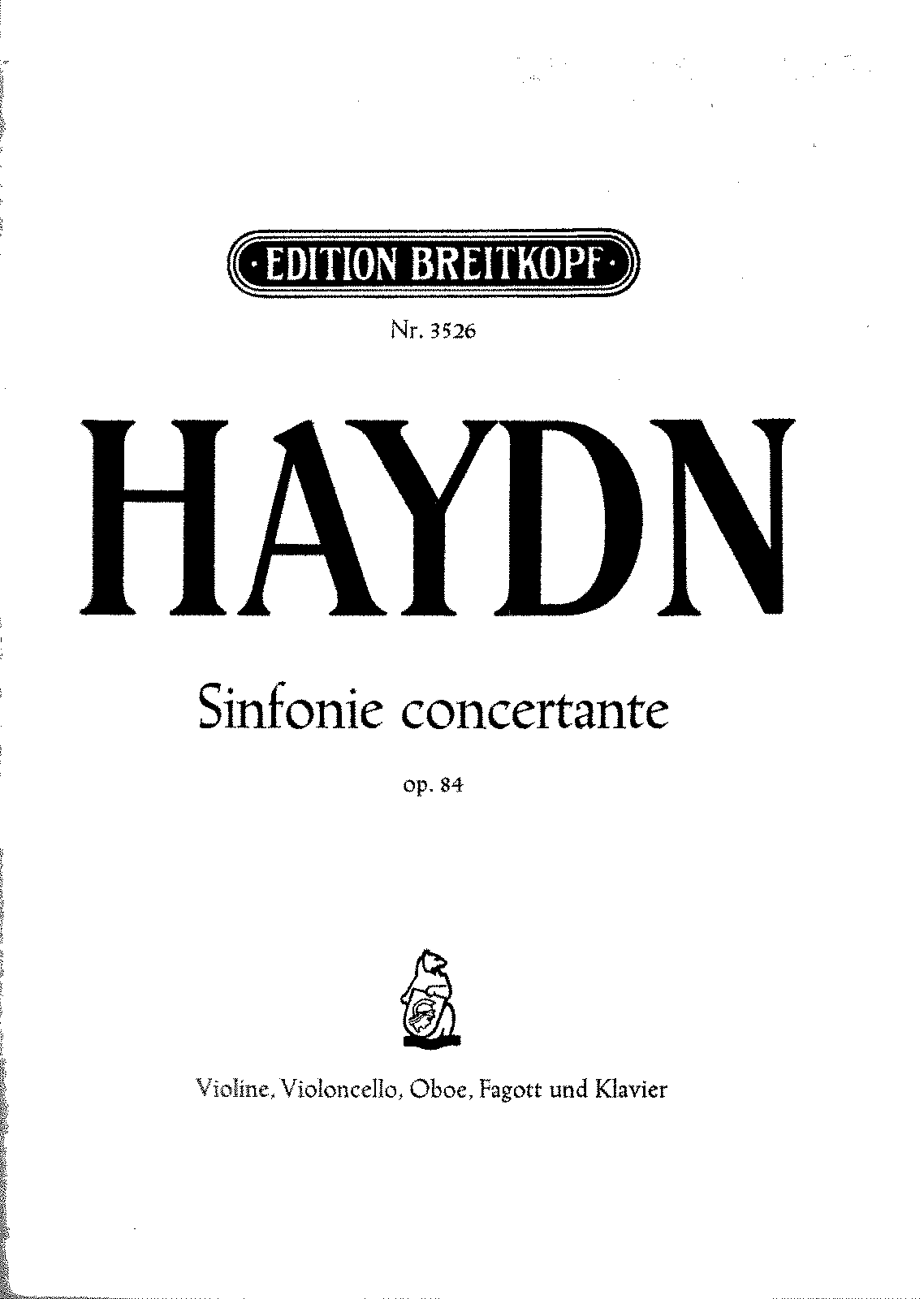 Sinfonia concertante in B-flat major, Hob.I:105 (Haydn, Joseph) - IMSLP