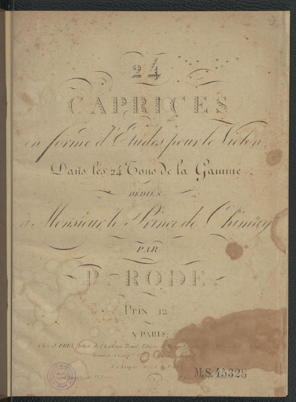 24 Caprices for Violin