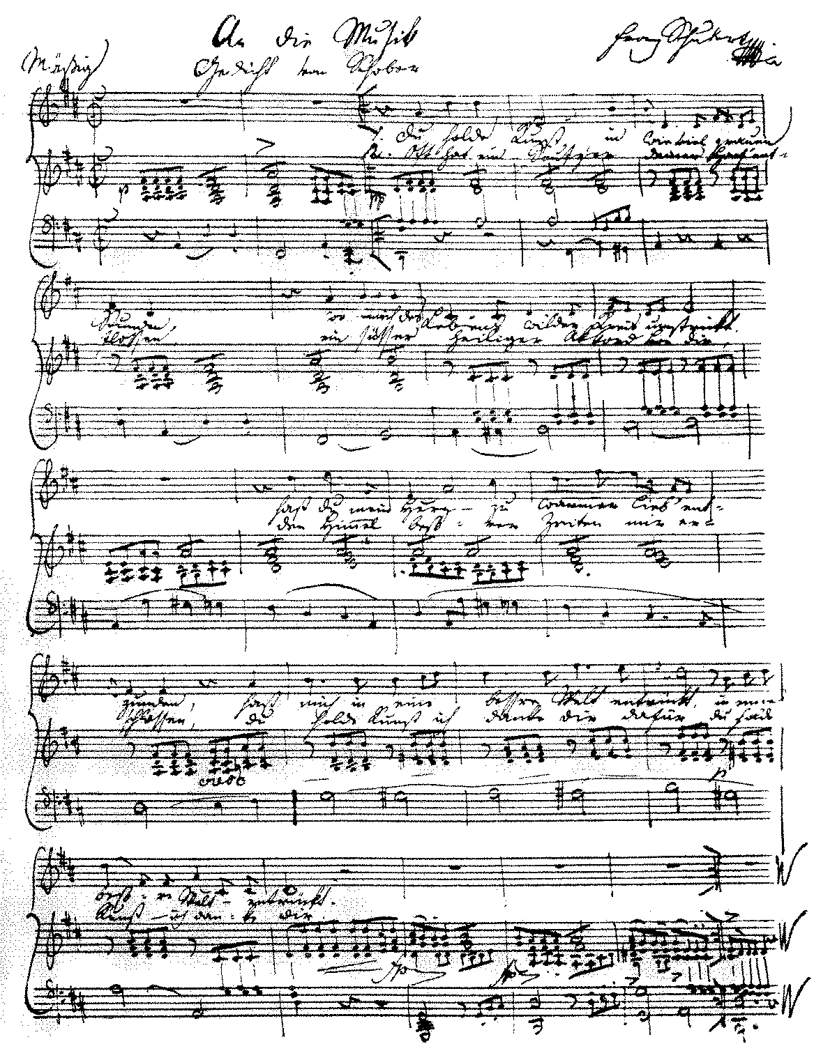 An die Musik, D.547 (Schubert, Franz) - IMSLP: Free Sheet Music PDF ...