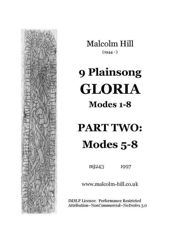 File:PMLP657714-9 Plainsong Gloria b Modes 5-8, mj243 (Hill, Malcolm).pdf