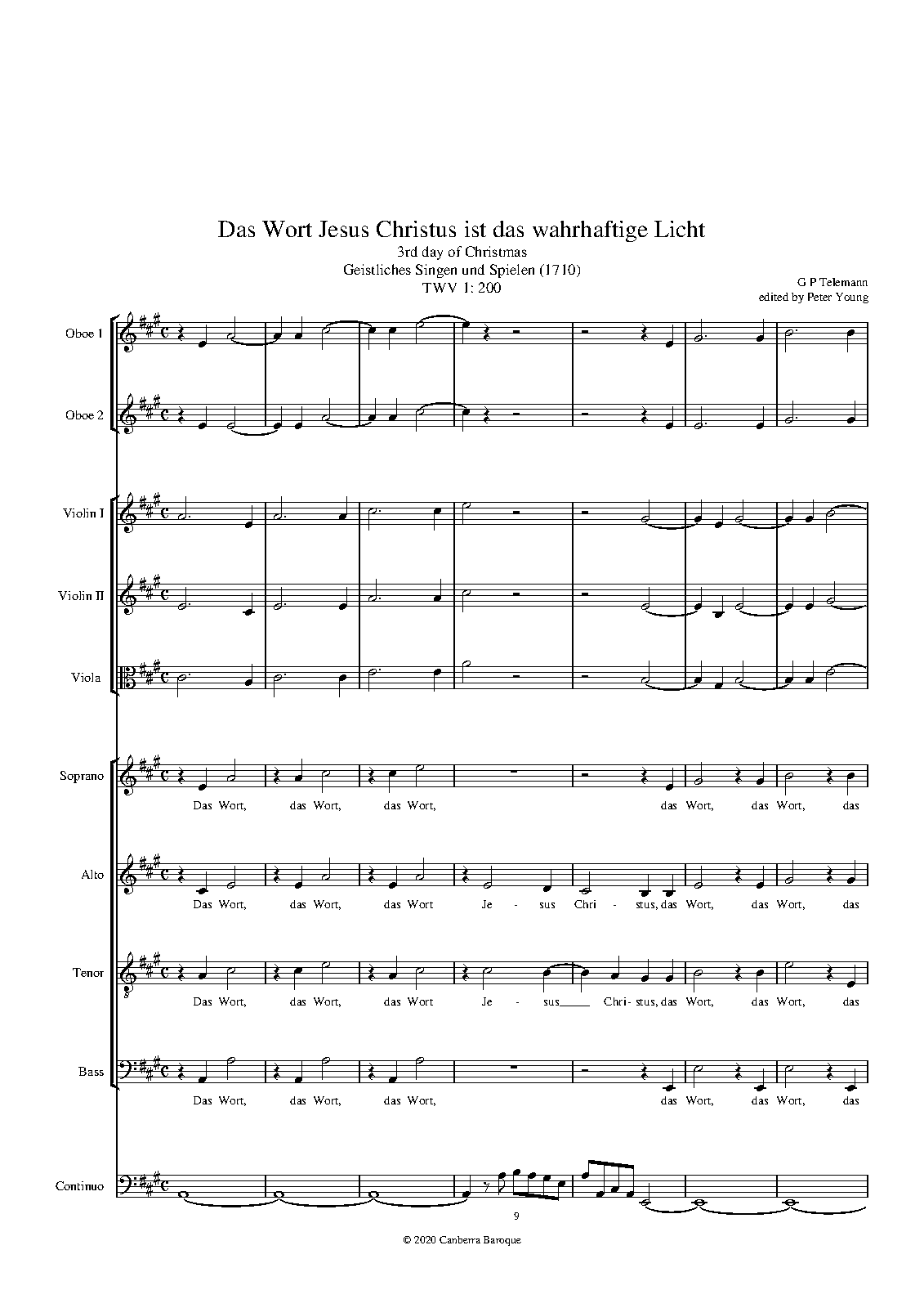 Das Wort Jesus Christus ist das wahrhaftige Licht