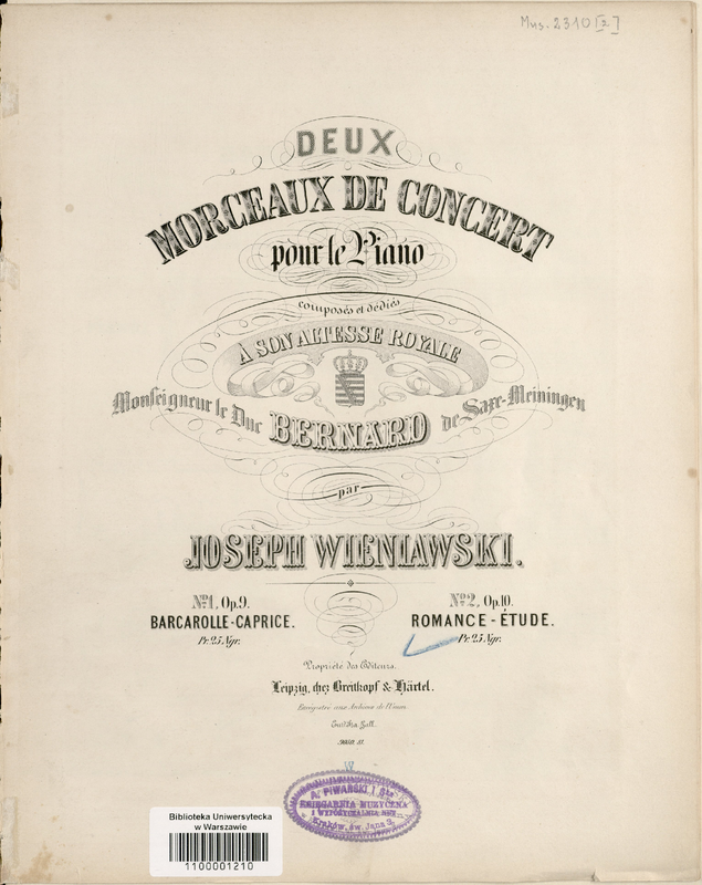 2 Morceaux de concert