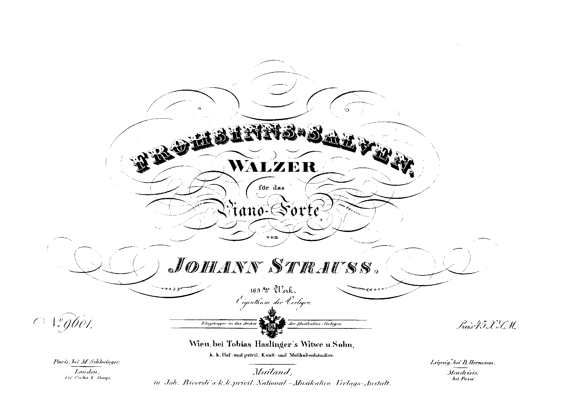 Frohsinns-Salven, Op.163
