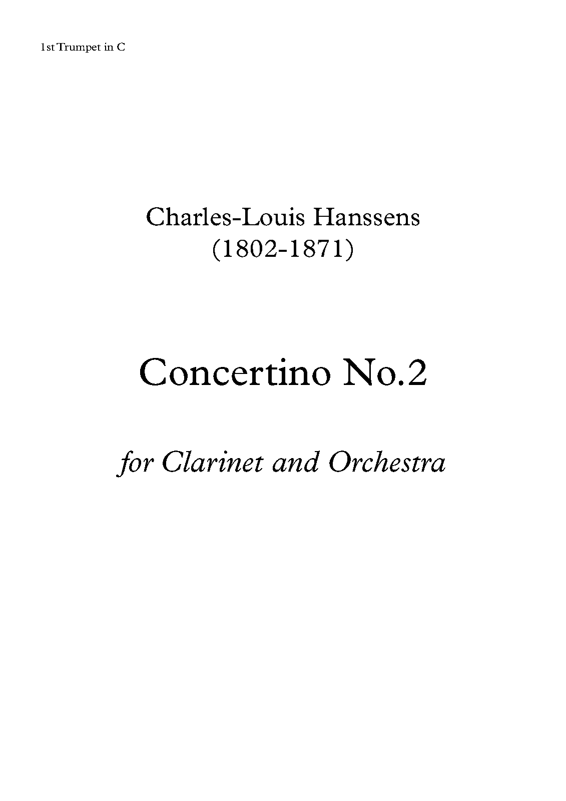 File:PMLP415085-Hanssens - Concertino for Clarinet No.2 - 1st Trumpet in C.pdf
