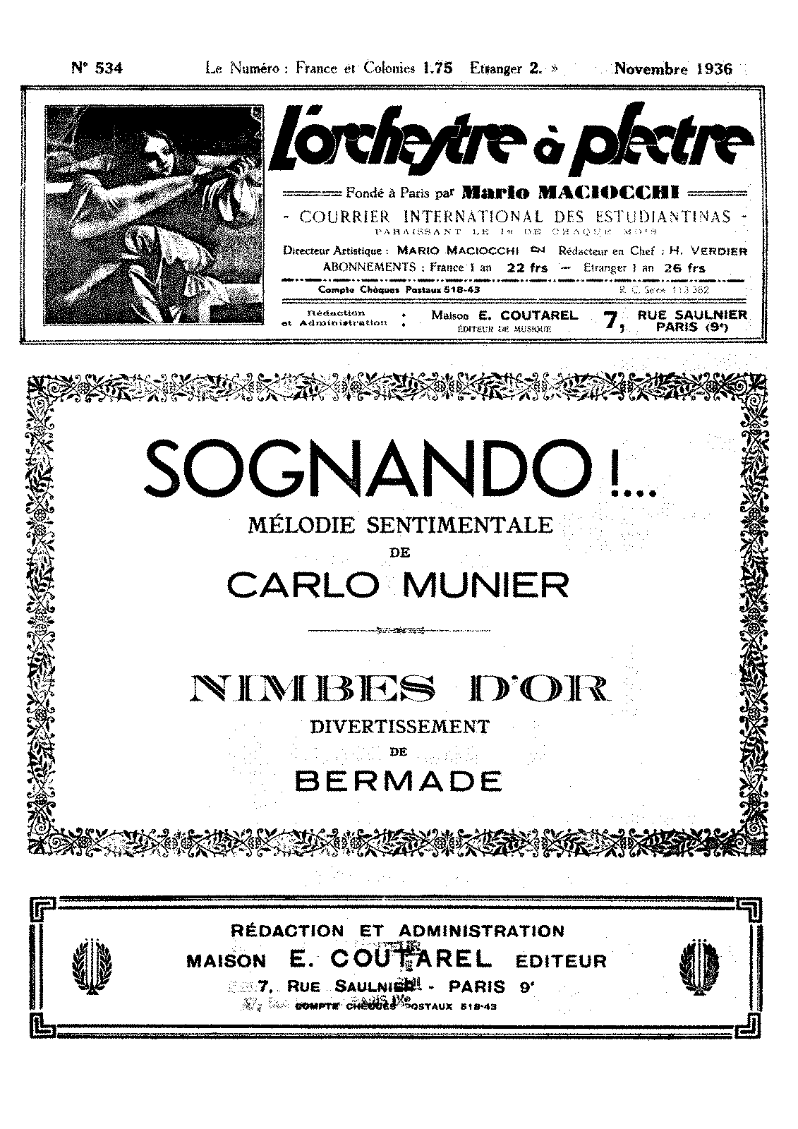 Sognando!, Op.206 (Munier, Carlo) - IMSLP