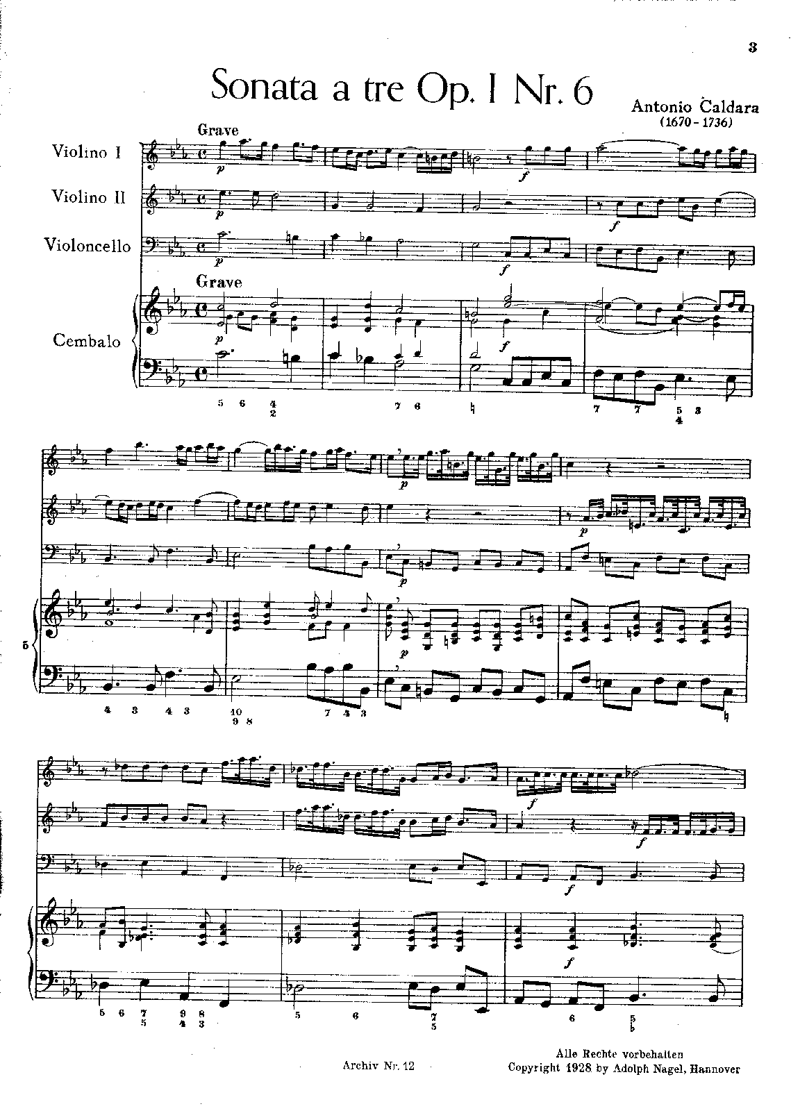 Trio Sonata in C minor