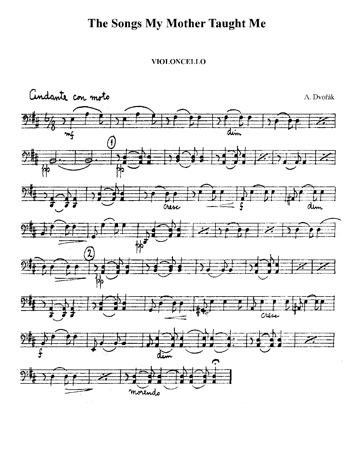 File:PMLP87717-09. DVORAK - SONGS MY MOTHER TAUGHT ME, OP. 55.4 (D) - Cellos.pdf