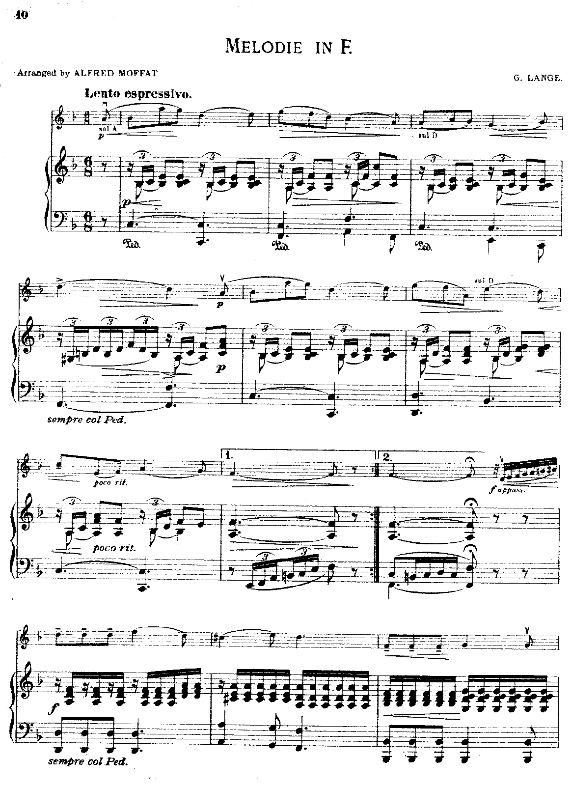 Blumenlied, Op.39 (Lange, Gustav) IMSLP Free Sheet Music PDF Download