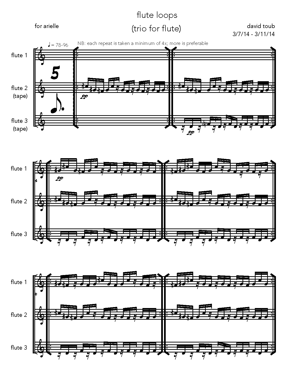 Flute Loops (Toub, David) IMSLP