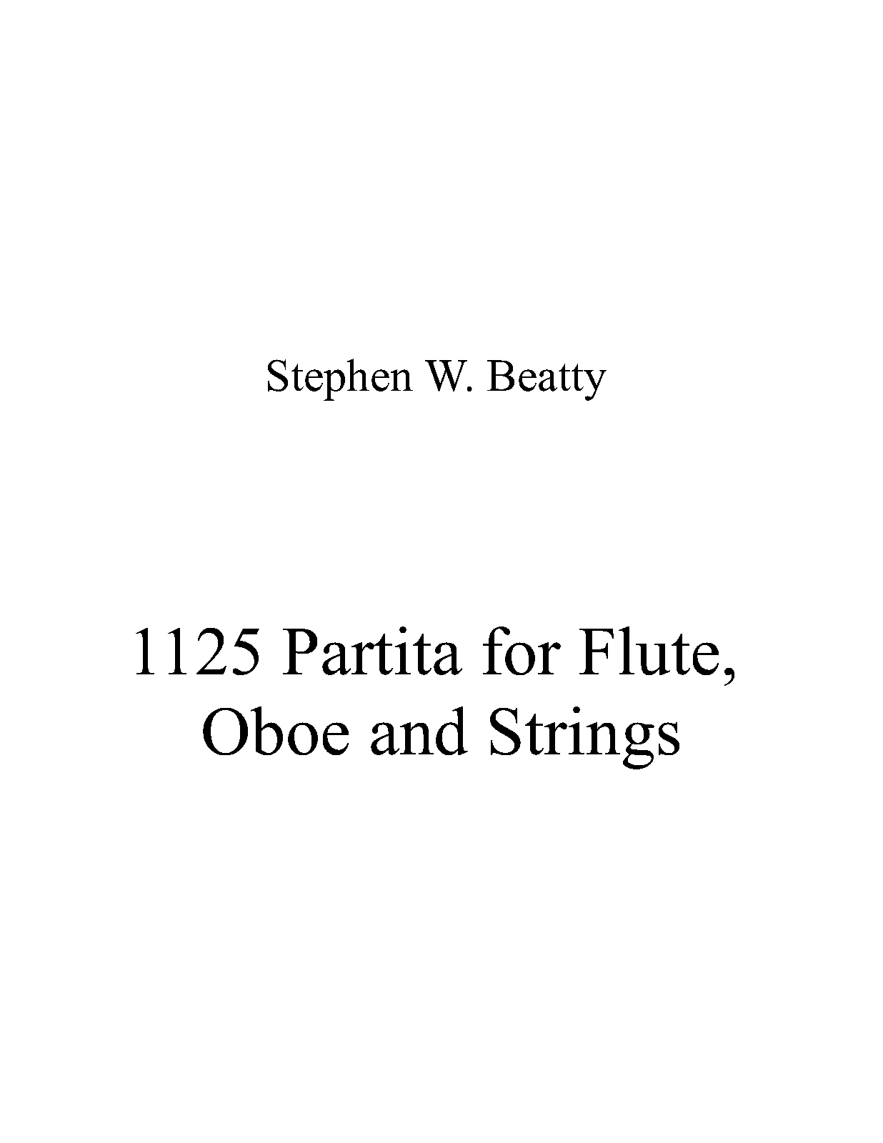 Partita for Flute, Oboe and Strings, Op.1125 (Beatty, Stephen W.) IMSLP