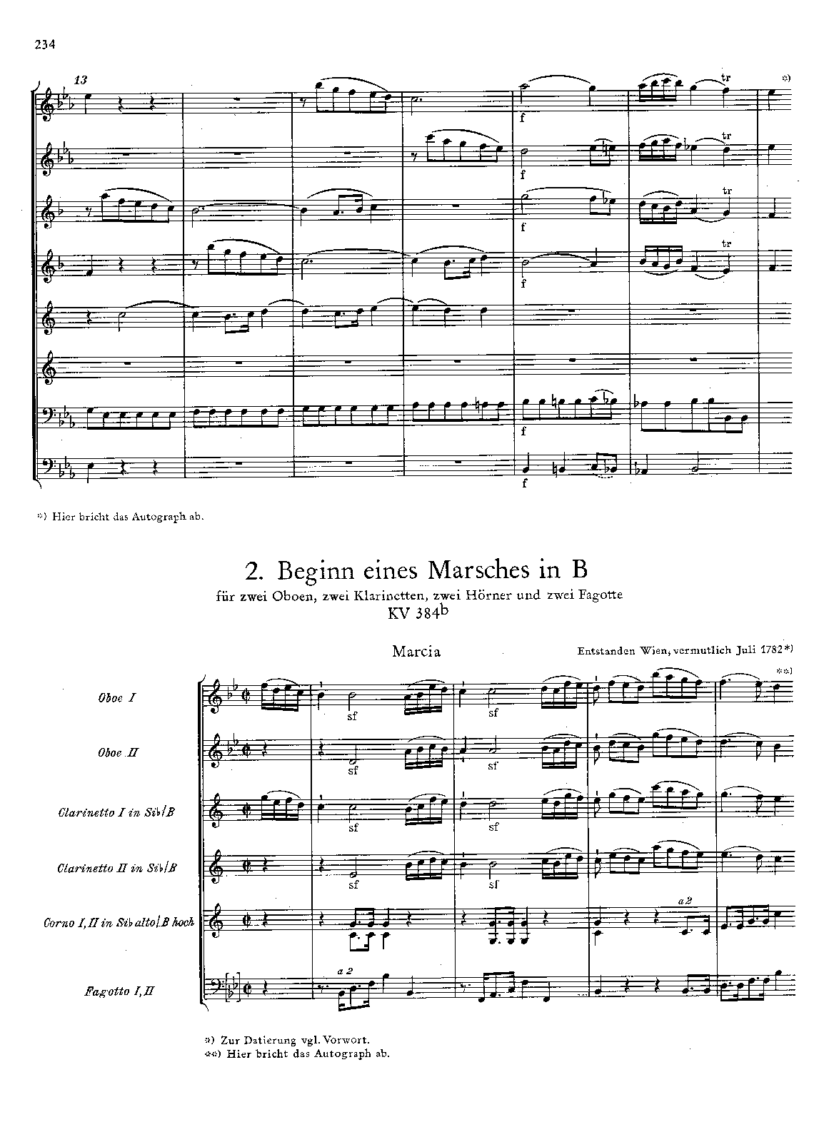 March in B-flat major