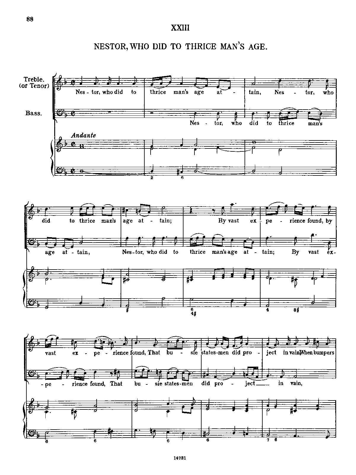 Nestor, Who Did to Thrice Man's Age Attain