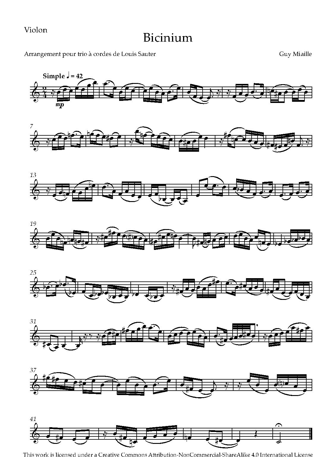 File:PMLP875779-Miaille Bicinium et Fugue en la mineur - Violon.pdf