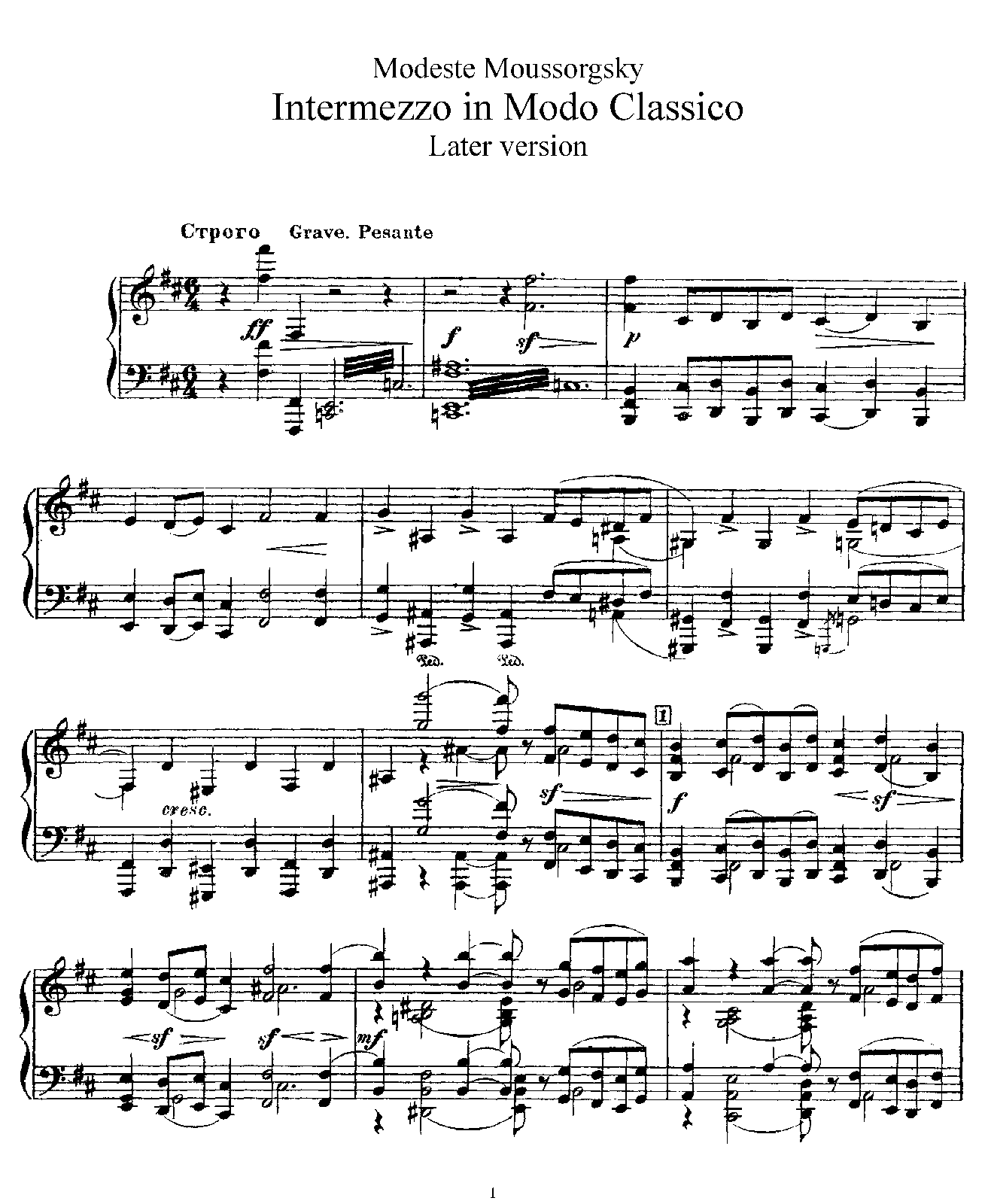 File:Moussorgsky Intermezzo in Modo Classico (version 2).pdf