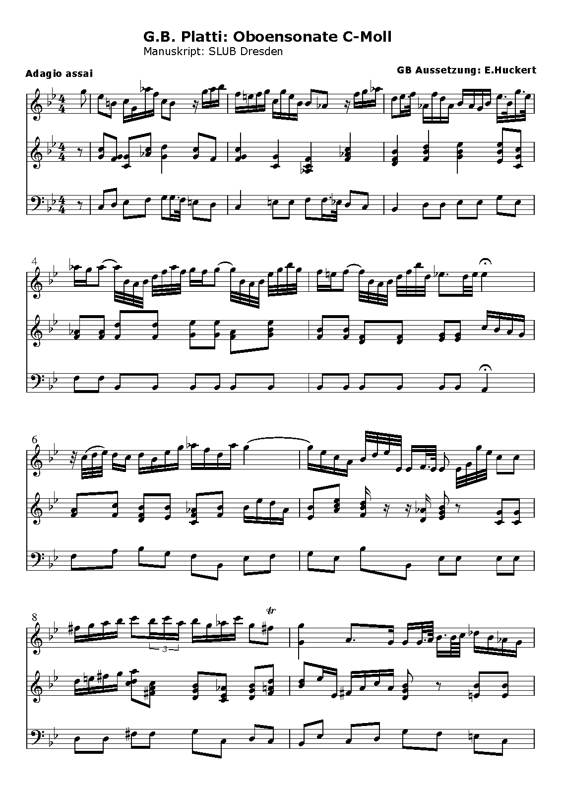 Oboe Sonata in C minor (Platti, Giovanni Benedetto) IMSLP