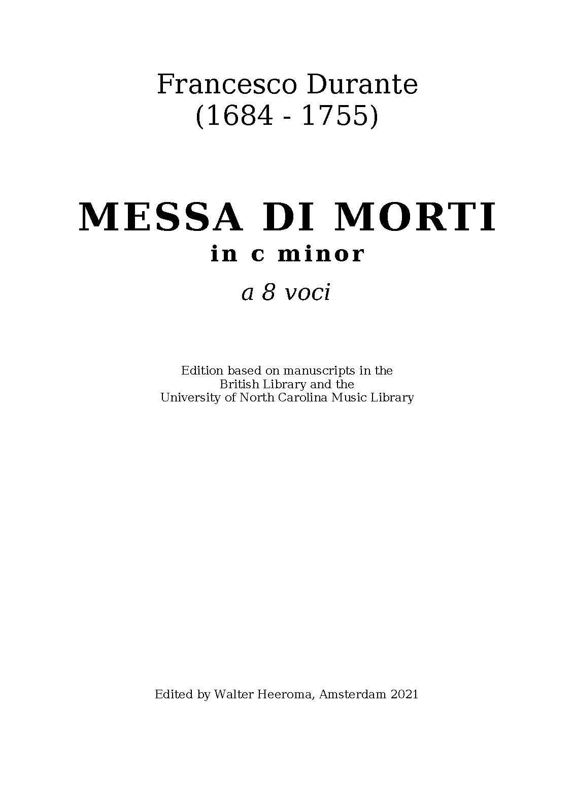 Missa di requiem