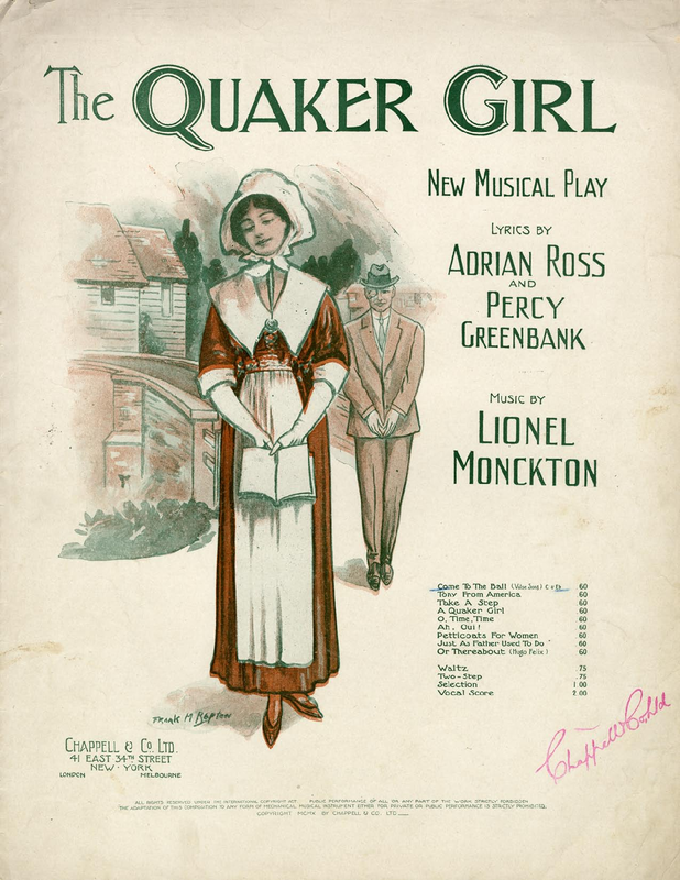 The Quaker Girl (Monckton, Lionel John Alexander) IMSLP Free Sheet