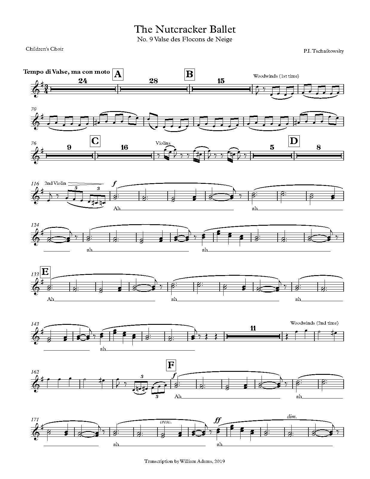 The Nutcracker (ballet), Op.71 (Tchaikovsky, Pyotr) IMSLP