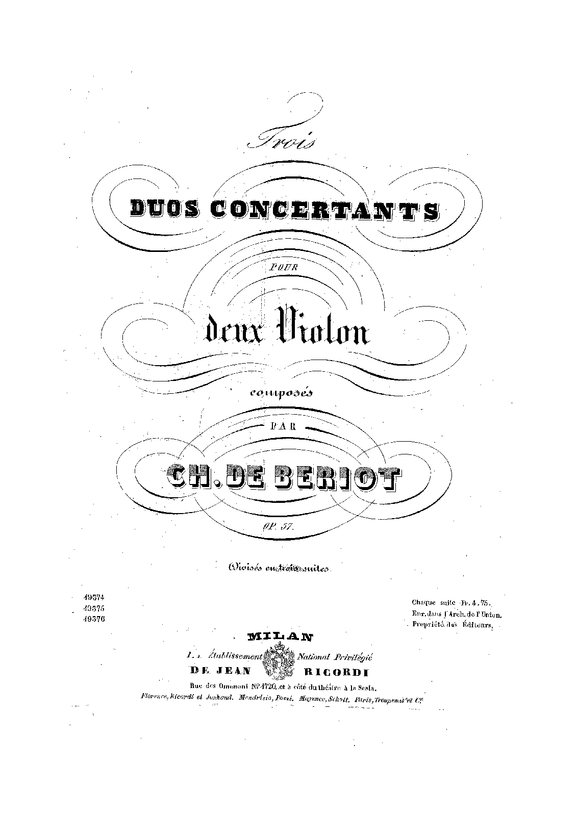 3 Concertant Duets