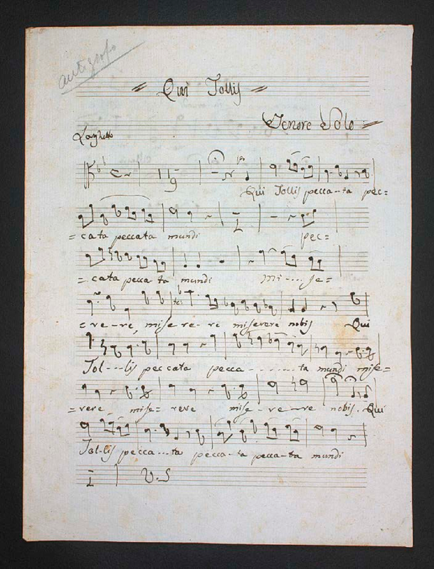 Qui tollis in B-flat major