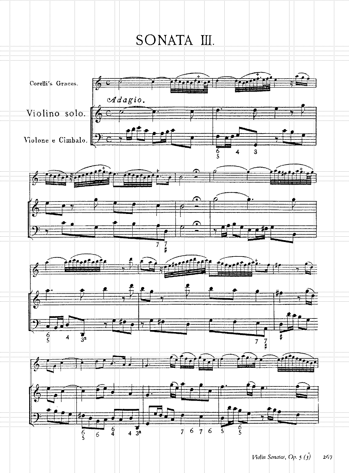 Violin Sonata in C major, Op.5 No.3 (Corelli, Arcangelo ...