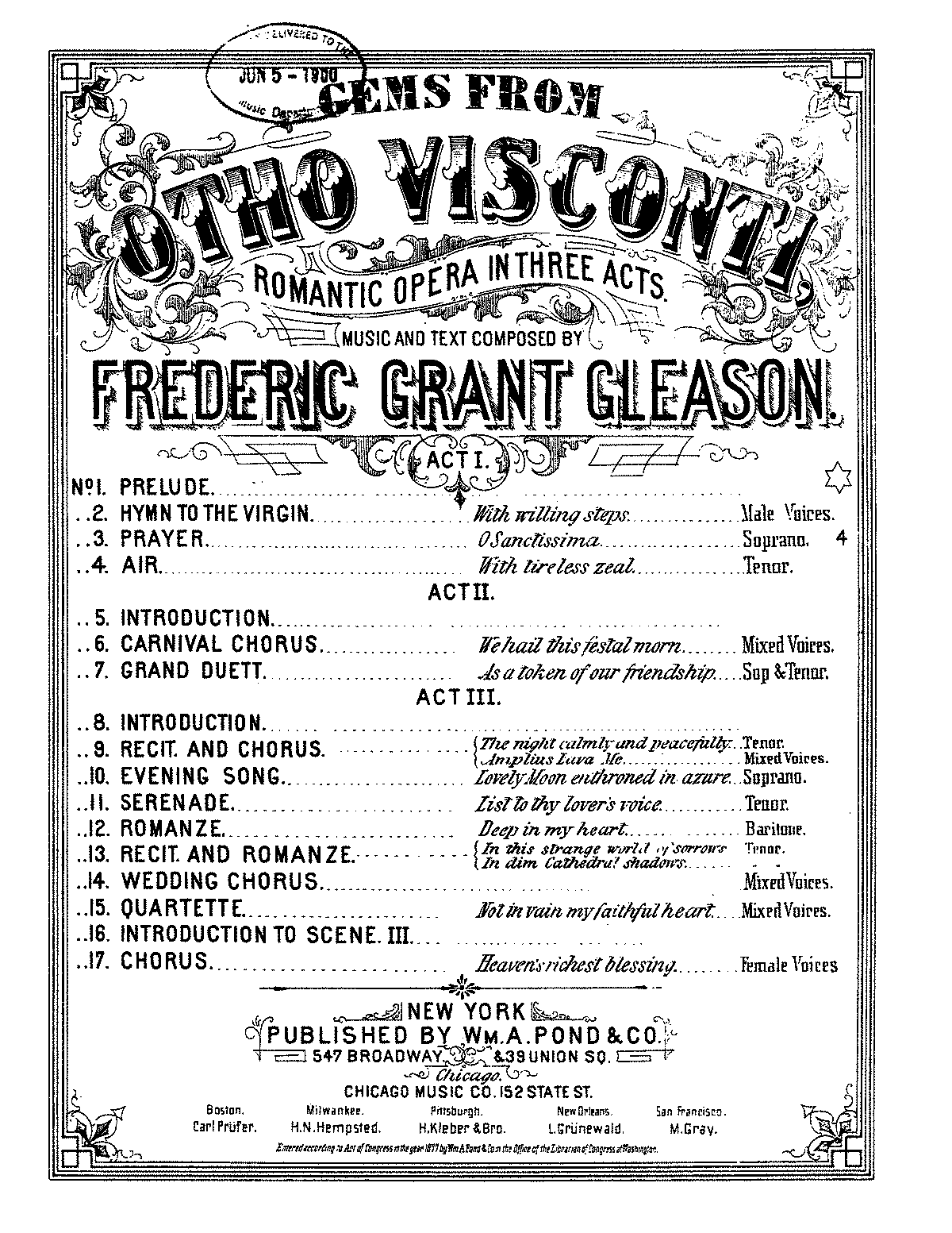 Otho Visconti, Op.7 (Gleason, Frederic Grant) - IMSLP