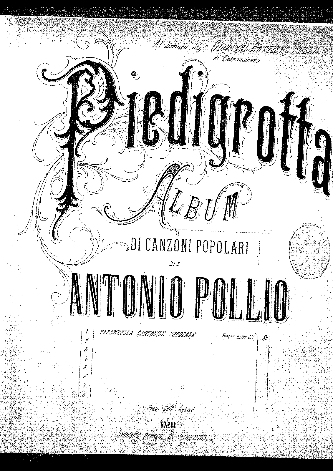 Piedigrotta (Pollio, Antonio) - IMSLP