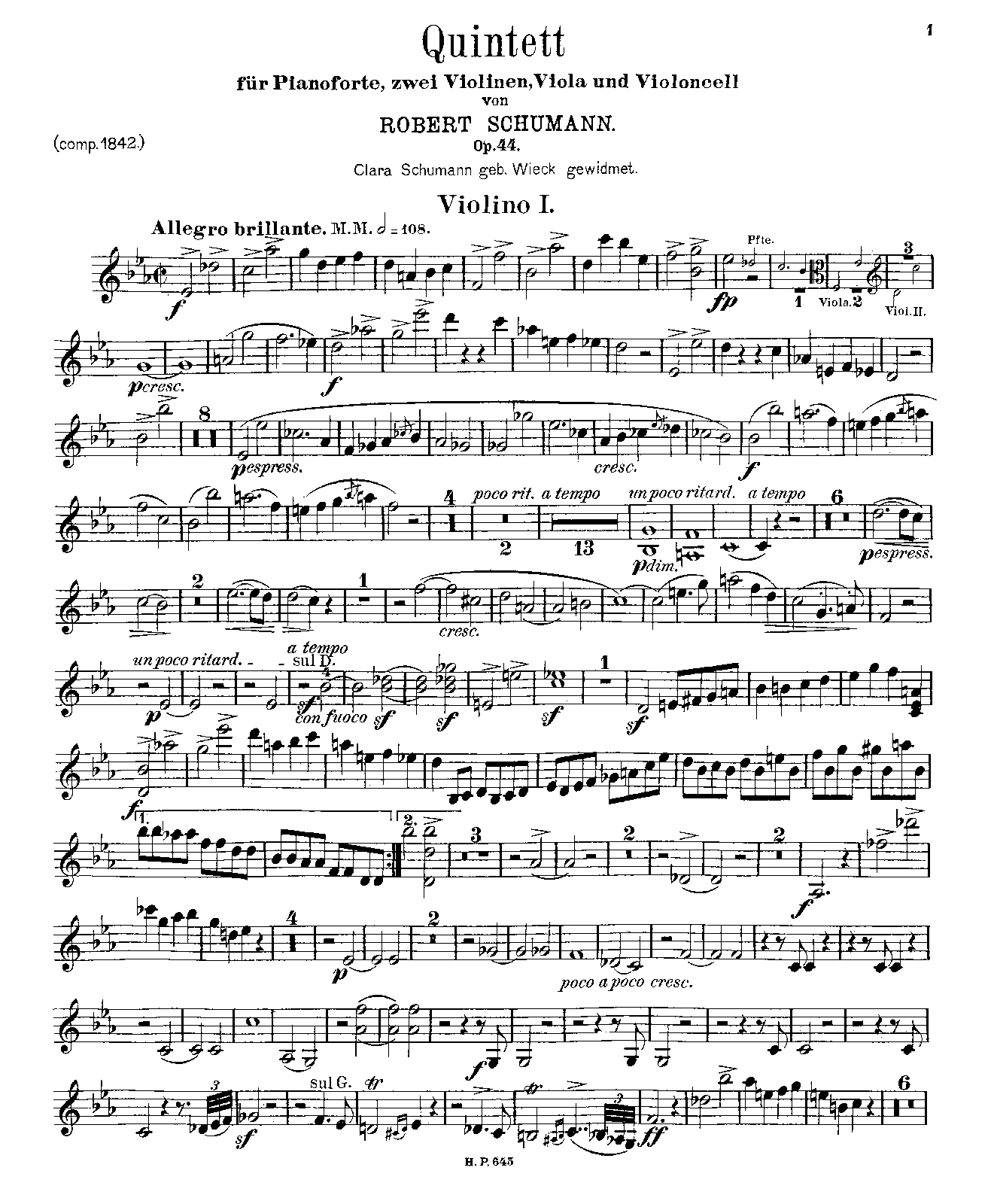 File:PMLP16473-RSchumann Piano Quintet, Op.44 violin1 RNiemann.pdf