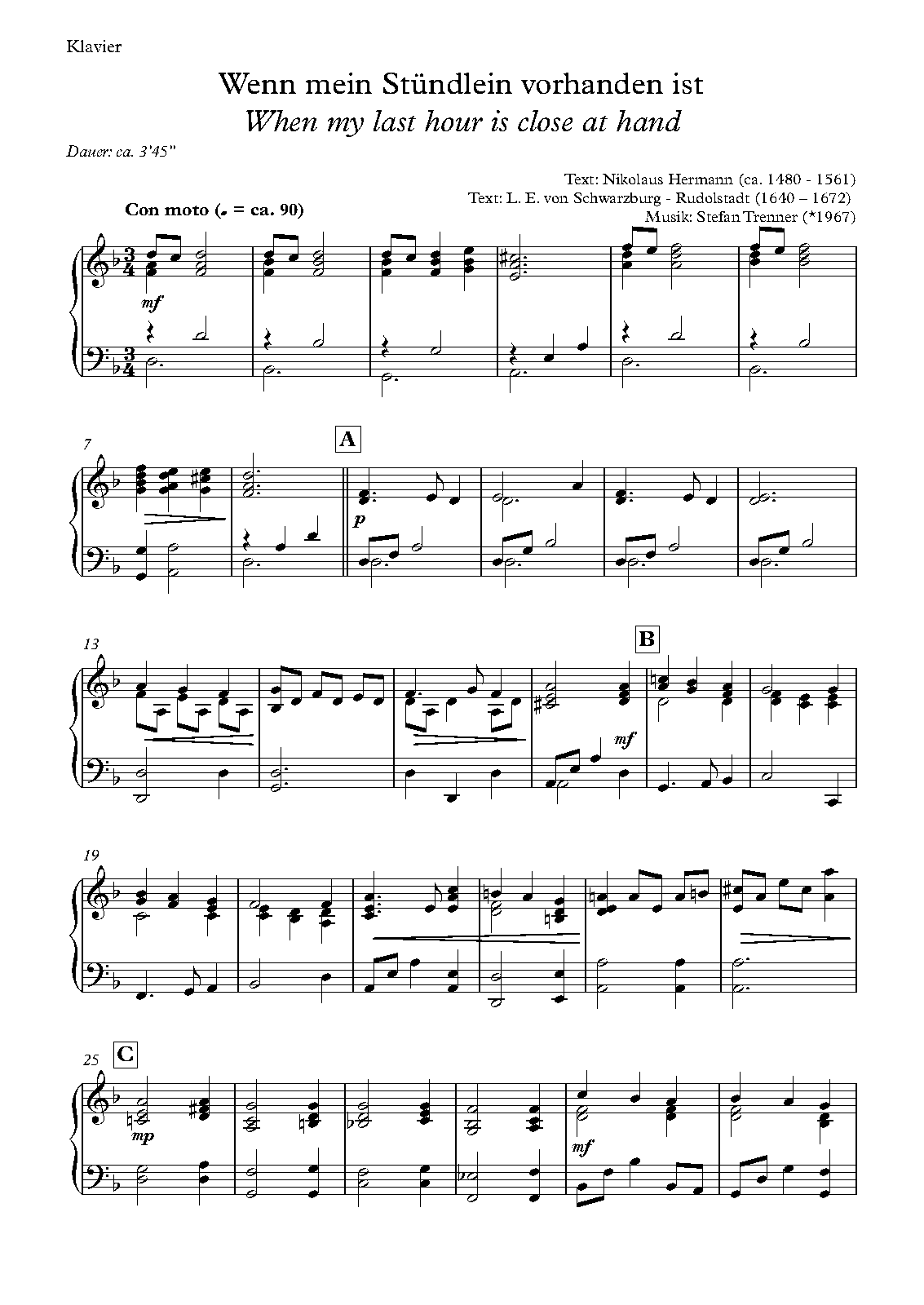 File:PMLP920004-Trenner - Wenn mein Stündlein vorhanden ist - Piano Part.pdf