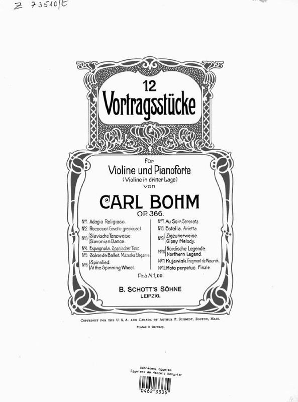 12 Vortragsstücke