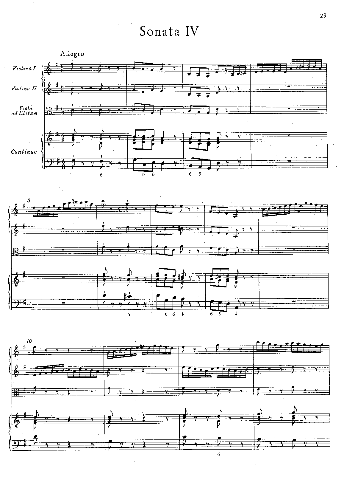 Trio Sonata in G major
