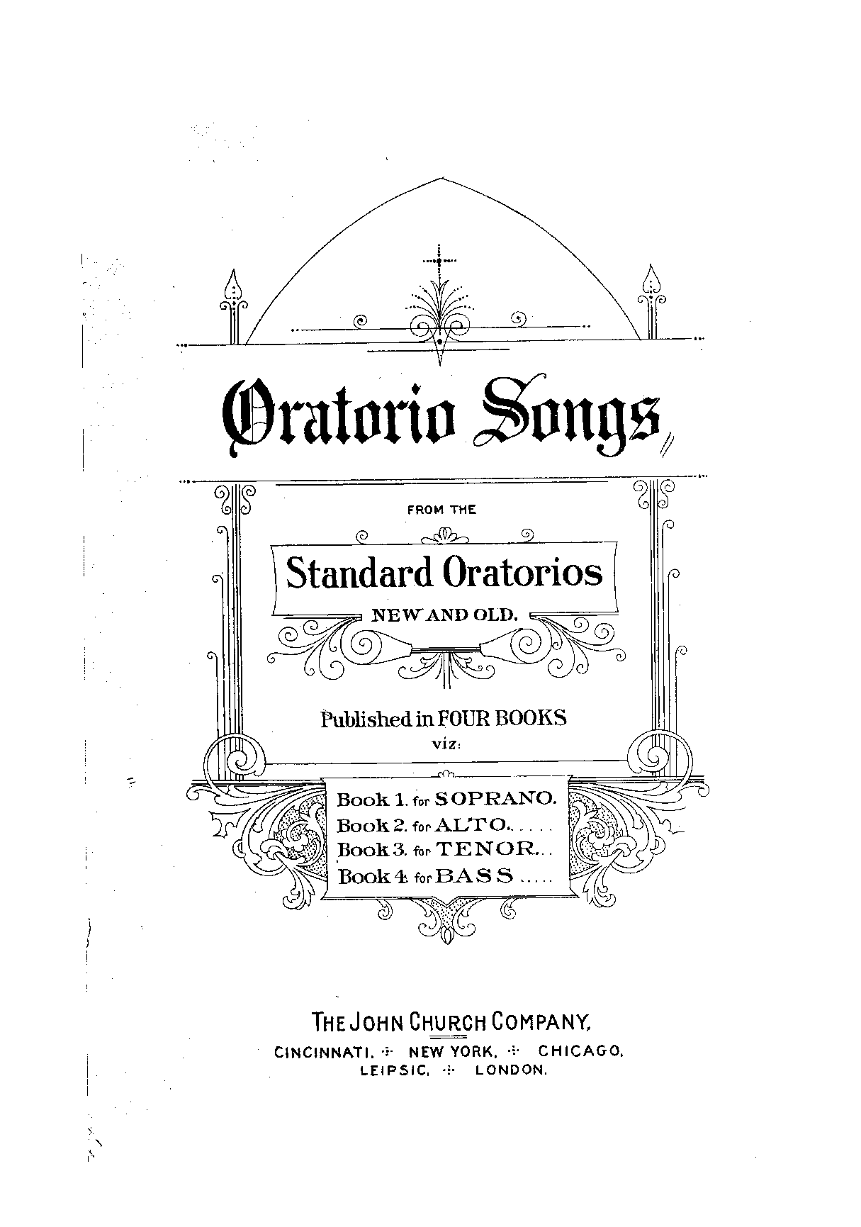 Oratorio Songs From the Standard Oratorios, New and Old (Various) IMSLP
