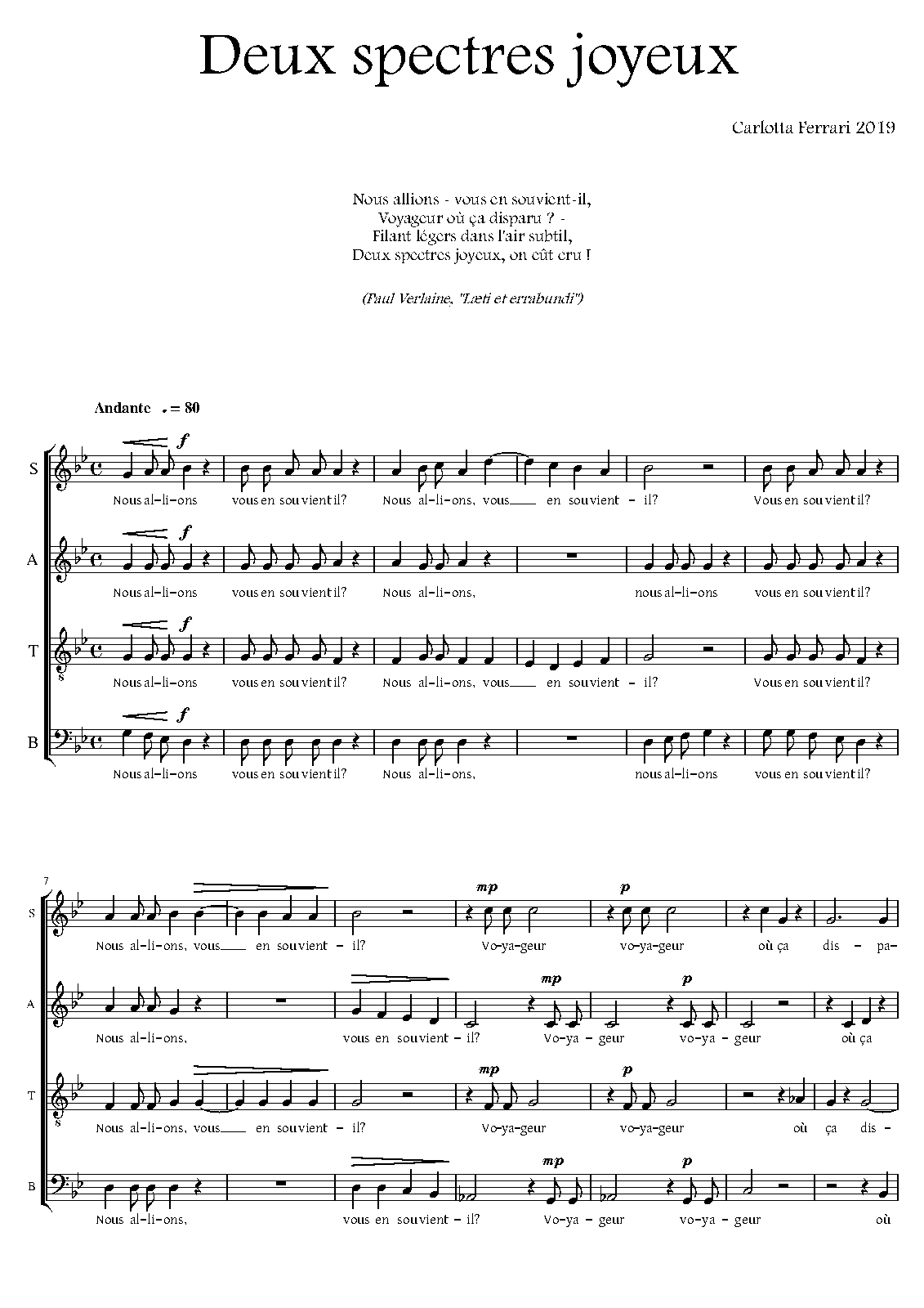 Deux spectres joyeux