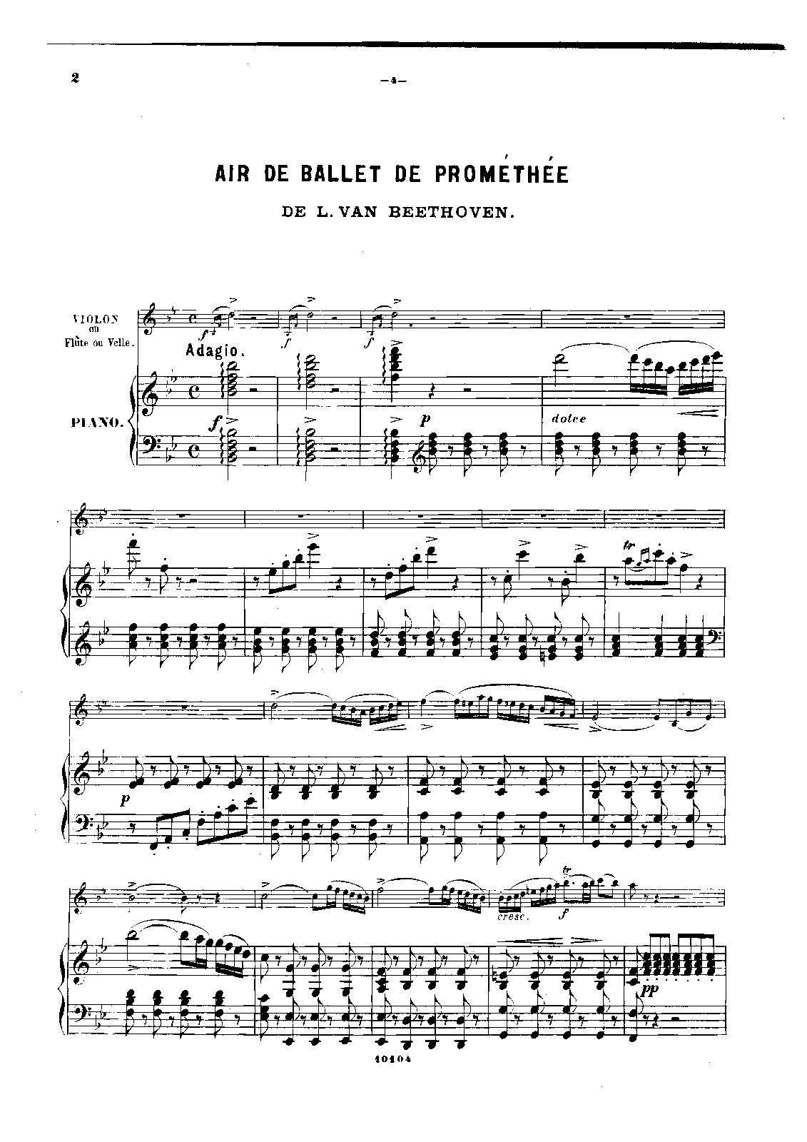 Die Geschöpfe des Prometheus, Op.43 (Beethoven, Ludwig van) IMSLP