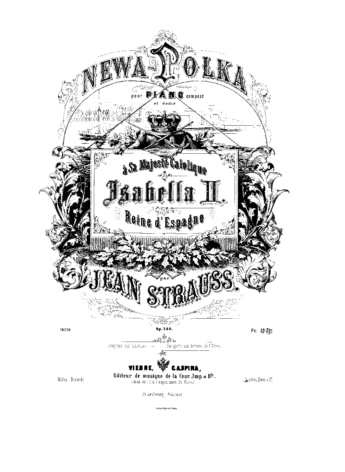 Newa-Polka, Op.288
