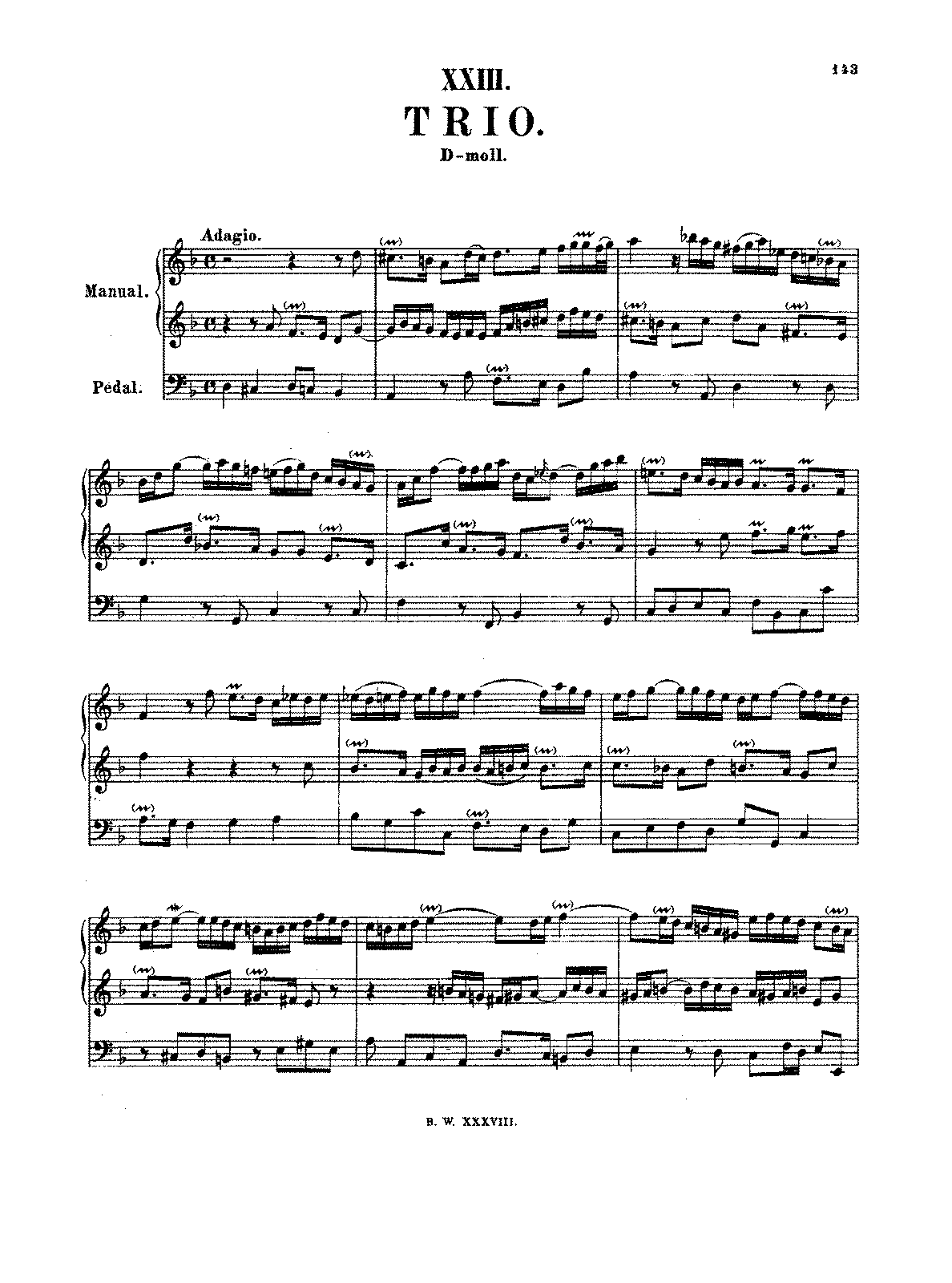 Бах трио. Бах Фугетта Ре минор. Бах трио си минор. BWV 223 Edition Breitkopf.