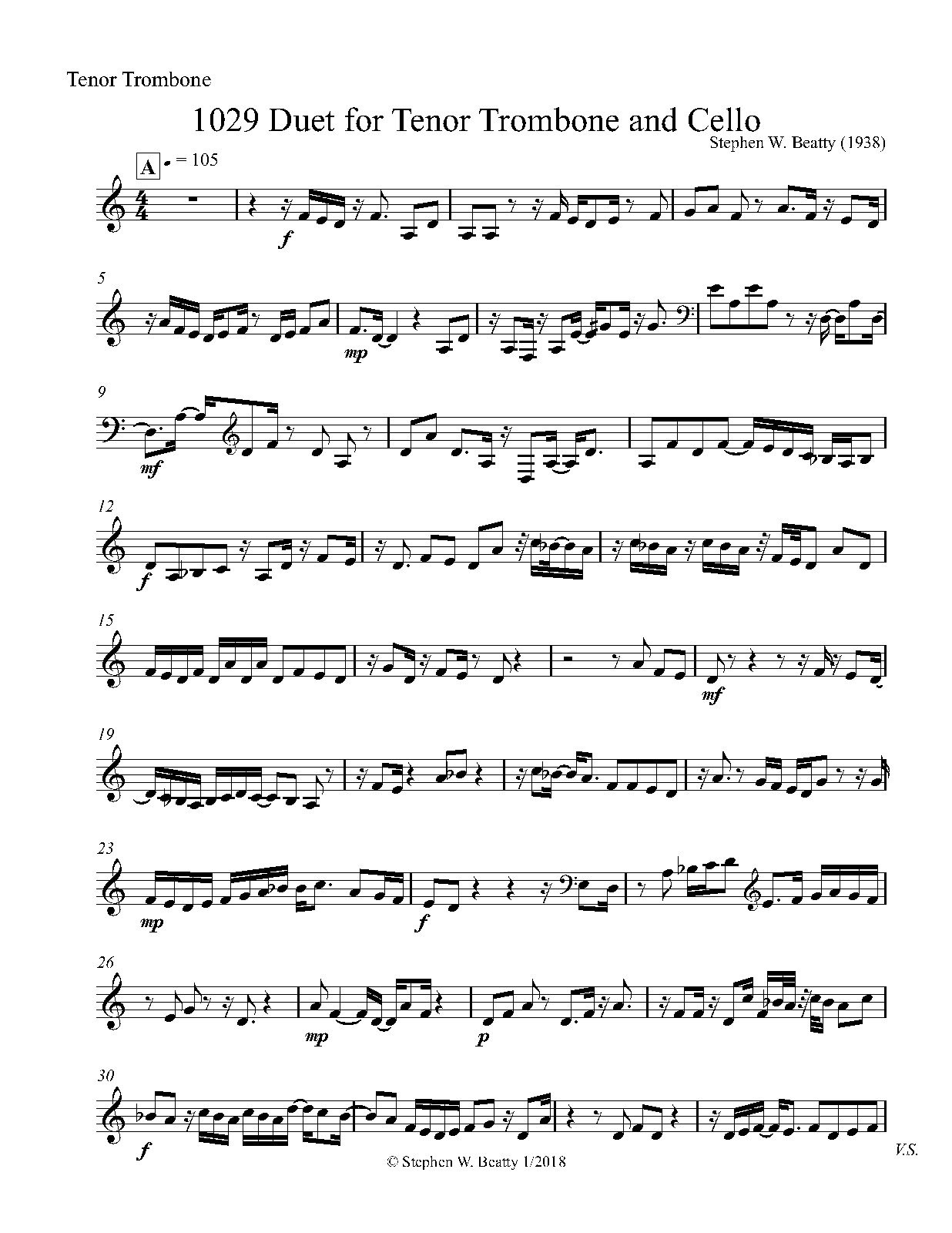 Duet for Alto Trombone and Cello, Op.1029 (Beatty, Stephen W.) IMSLP