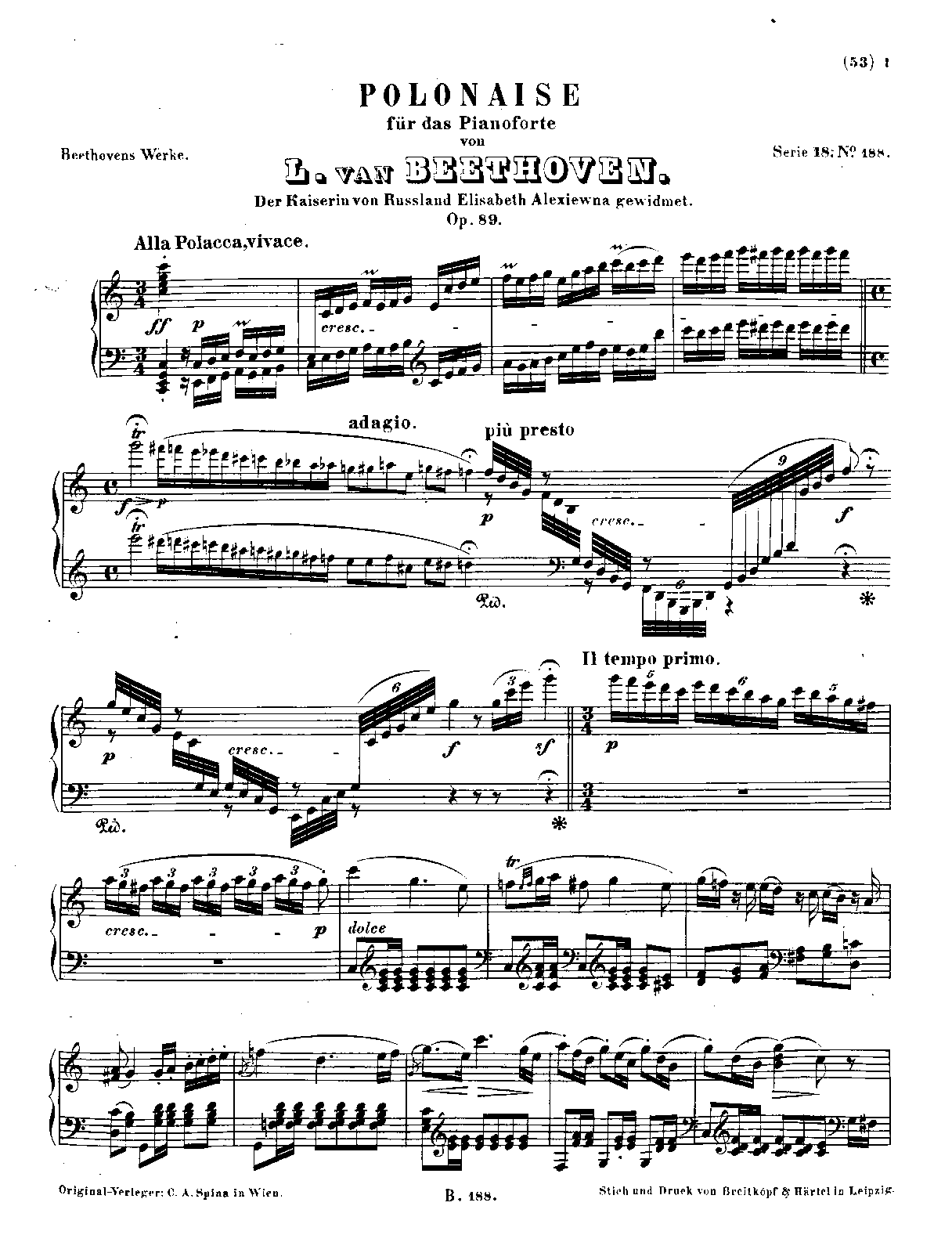 Polonaise in C Major, Op.89