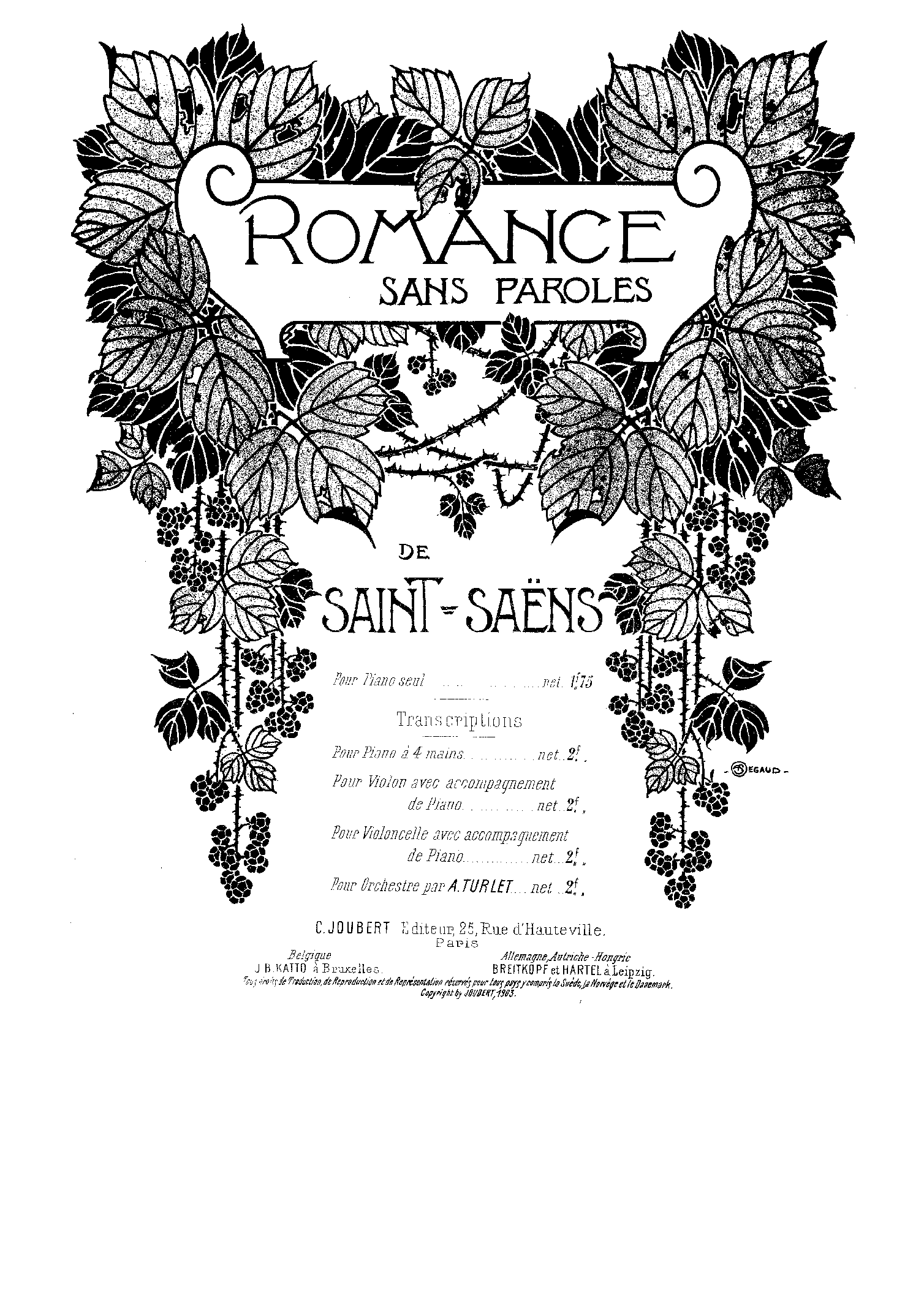 Romance sans paroles