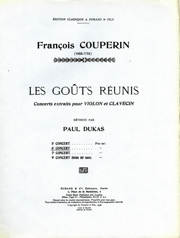Les goûtsréunis, ou Nouveaux concerts (Couperin, François) IMSLP